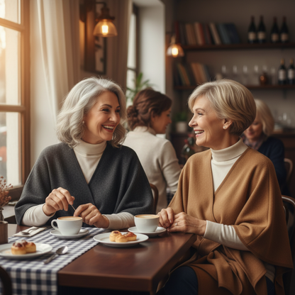 Arinova-Poncho Schal