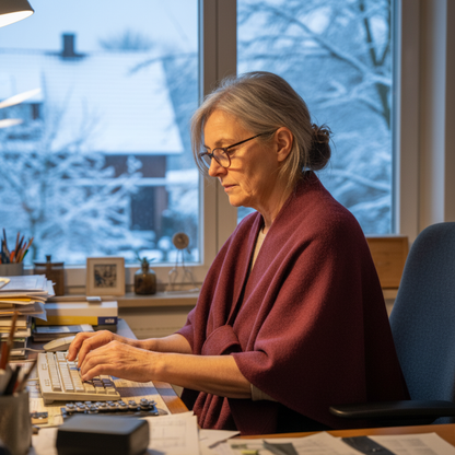 Arinova-Poncho Schal