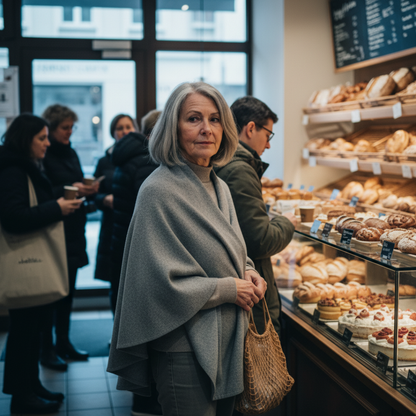 Arinova-Poncho Schal