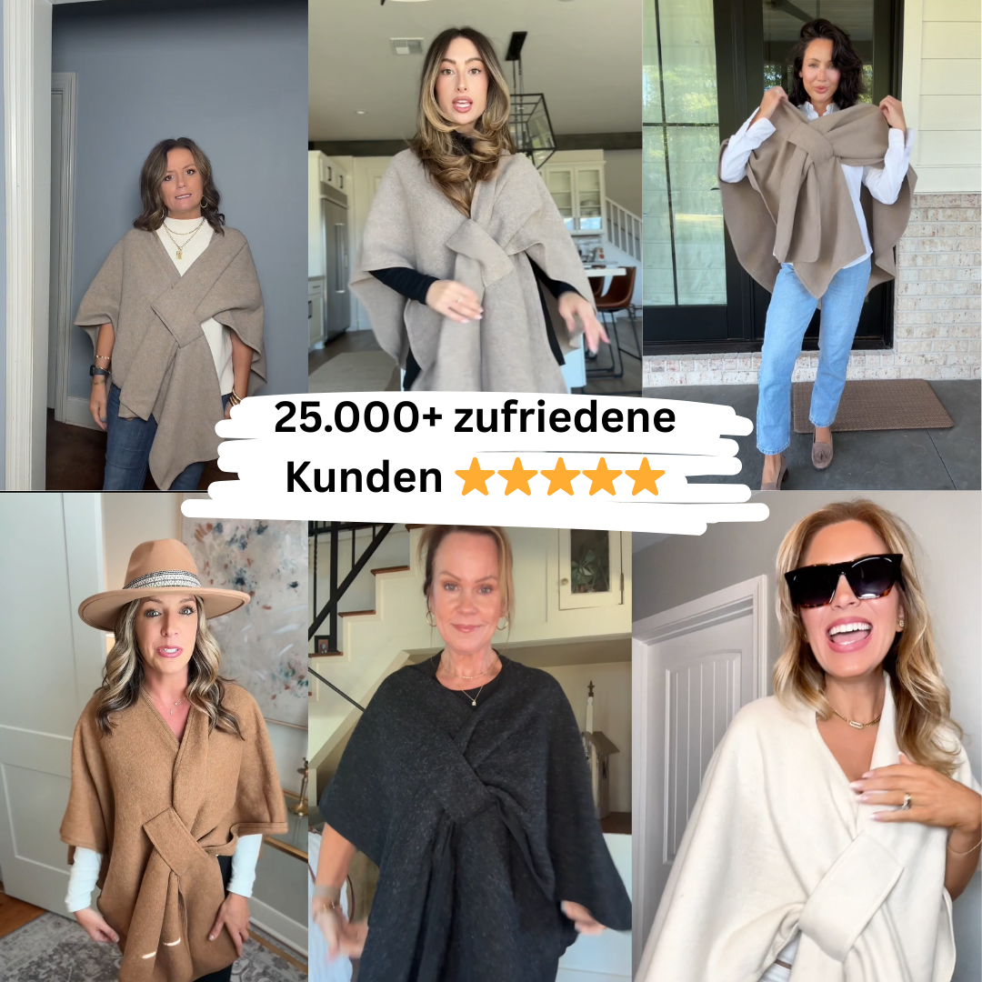 Arinova-Poncho Schal